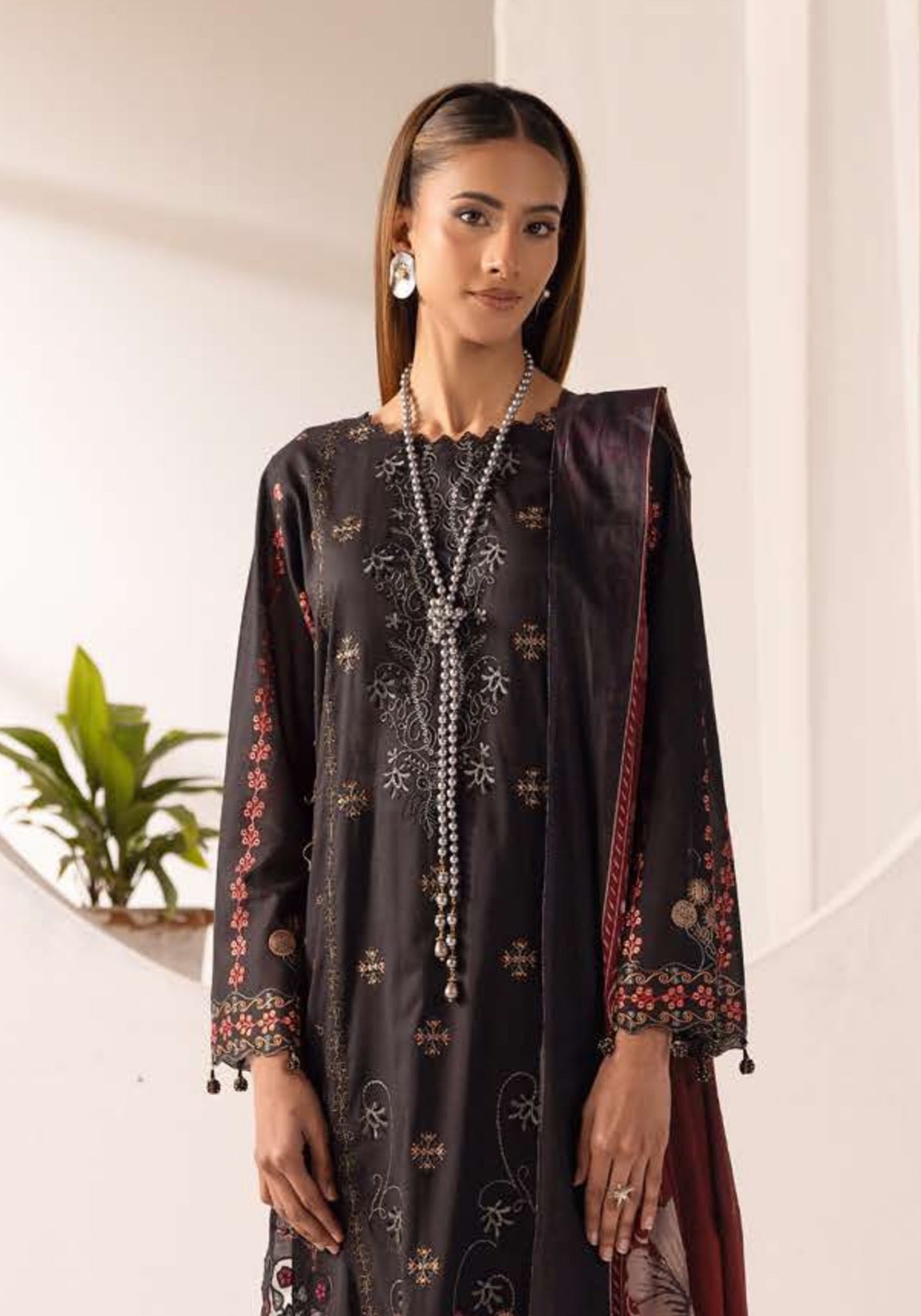 Ibtida by Nur | Unstitched Embroidered Lawn Collection - 2026 (IK-311)