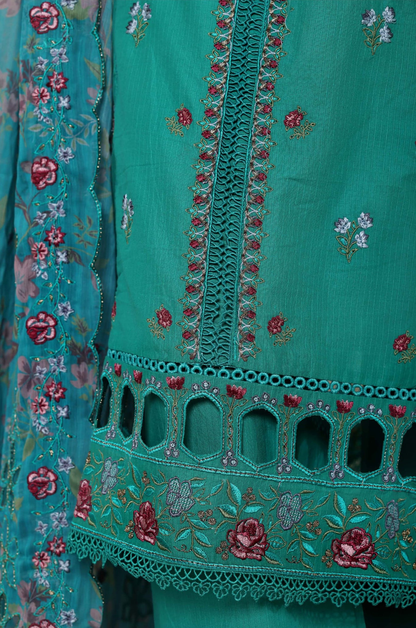 Sadabahar Luxury Stitched Embroidered Festive Vol-01 Collection - 2026 (GREEN)