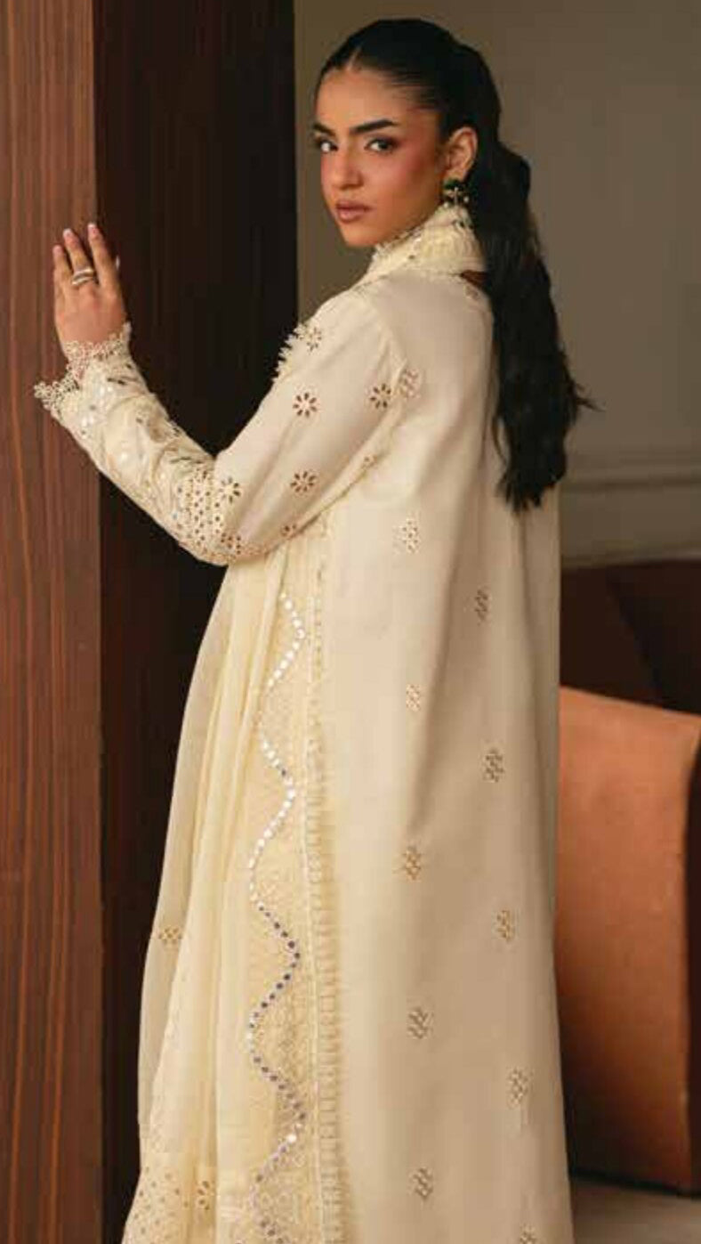 Elsa by Marjjan | Unstitched Embroidered Lawn Collection - 2026 ( 209-B)