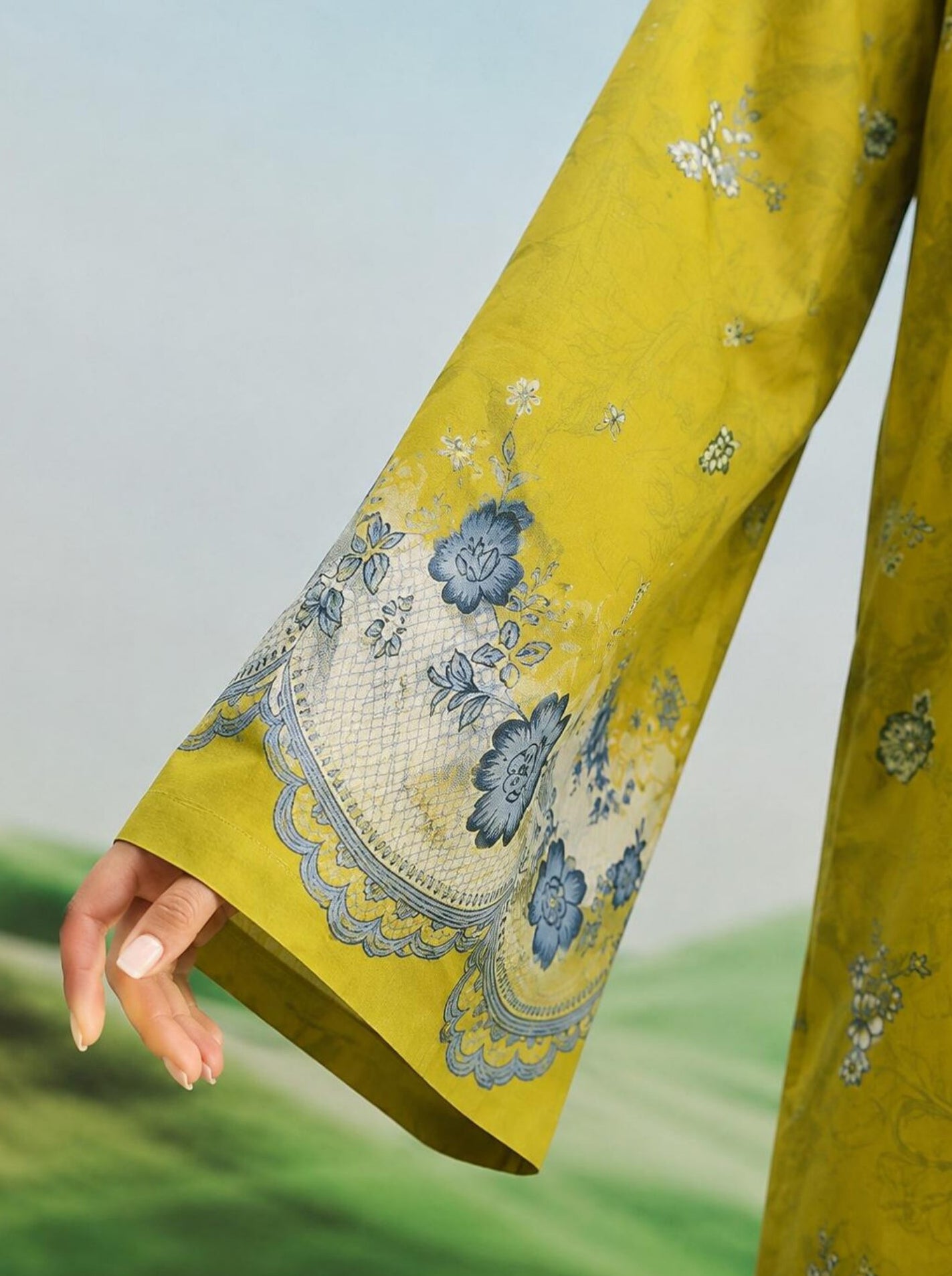 Sadabahar Stitched Printed Lawn Vol-14 Collection – 2026 (D-02)