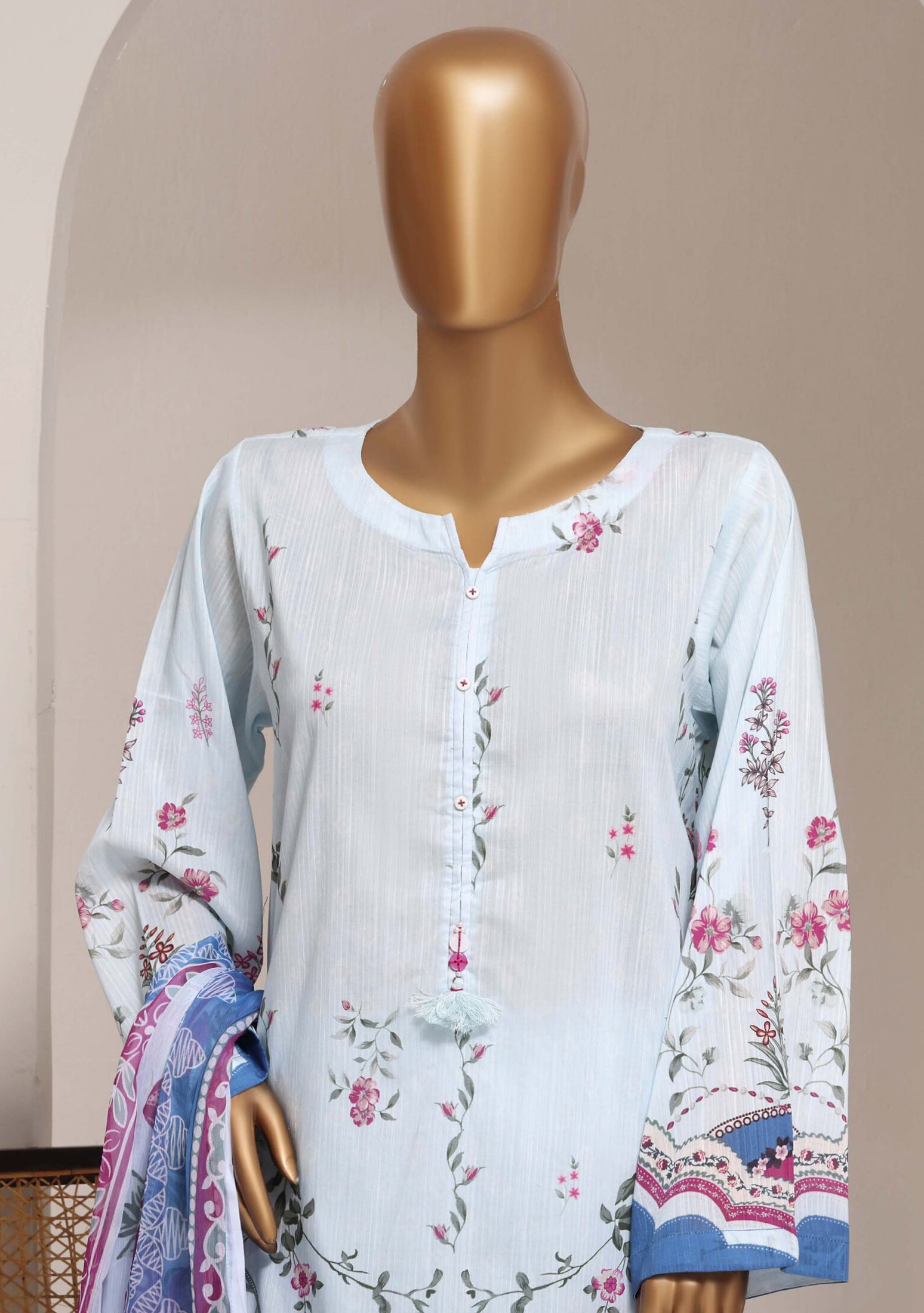 Sadabahar Stitched Printed Lawn Vol-11 Collection – 2026 (D-02)