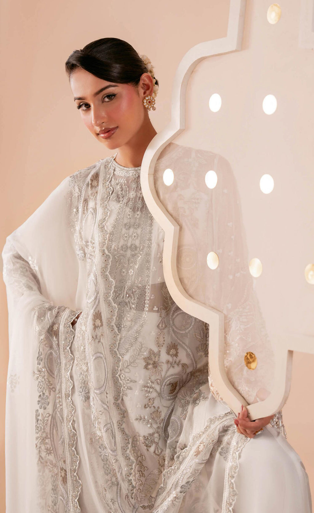 Dastak by Ramsha | Unstitched Luxury Formal Chiffon Collection - 2026 (D-02)