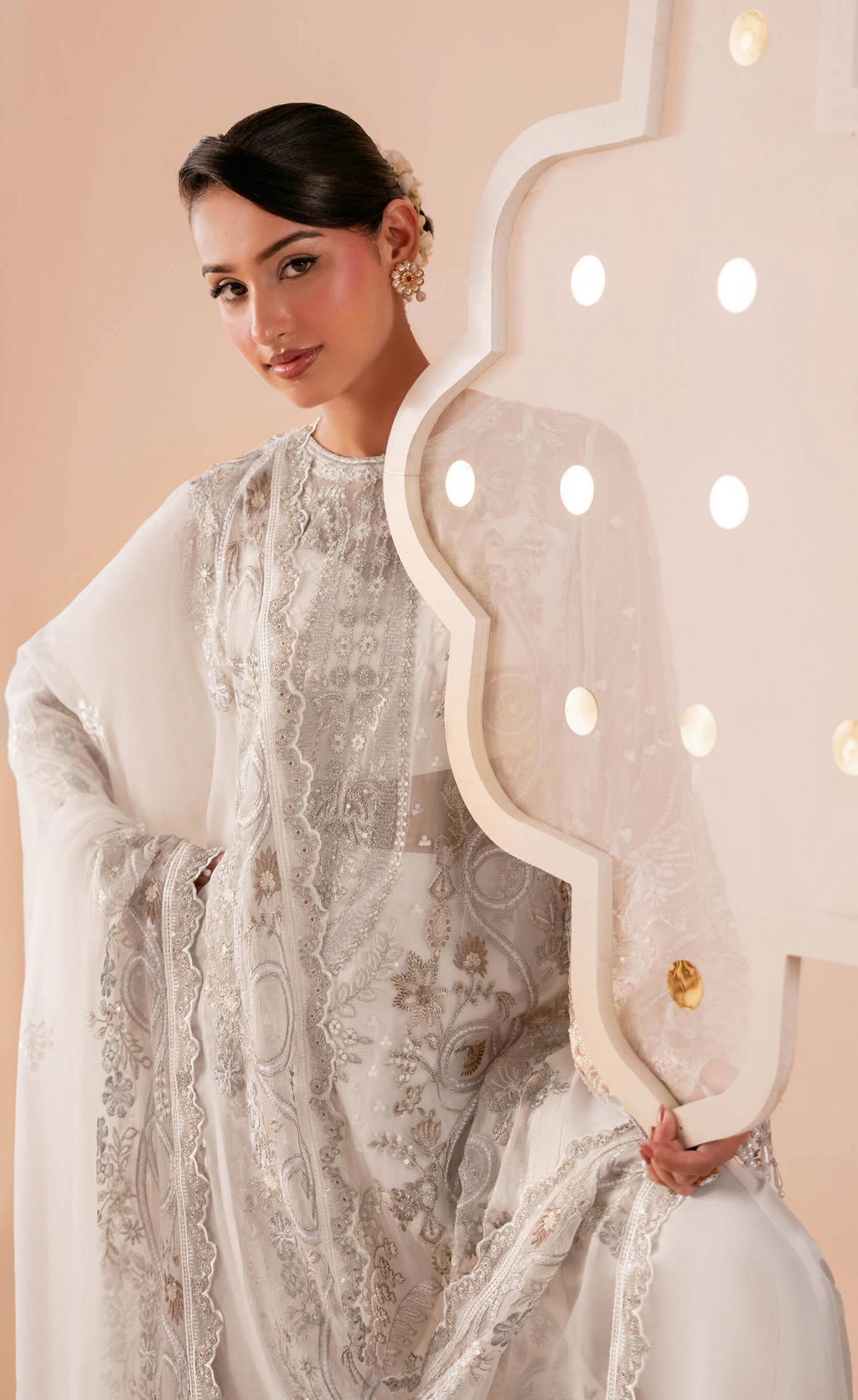 Dastak by Ramsha | Unstitched Luxury Formal Chiffon Collection - 2026 (D-02)