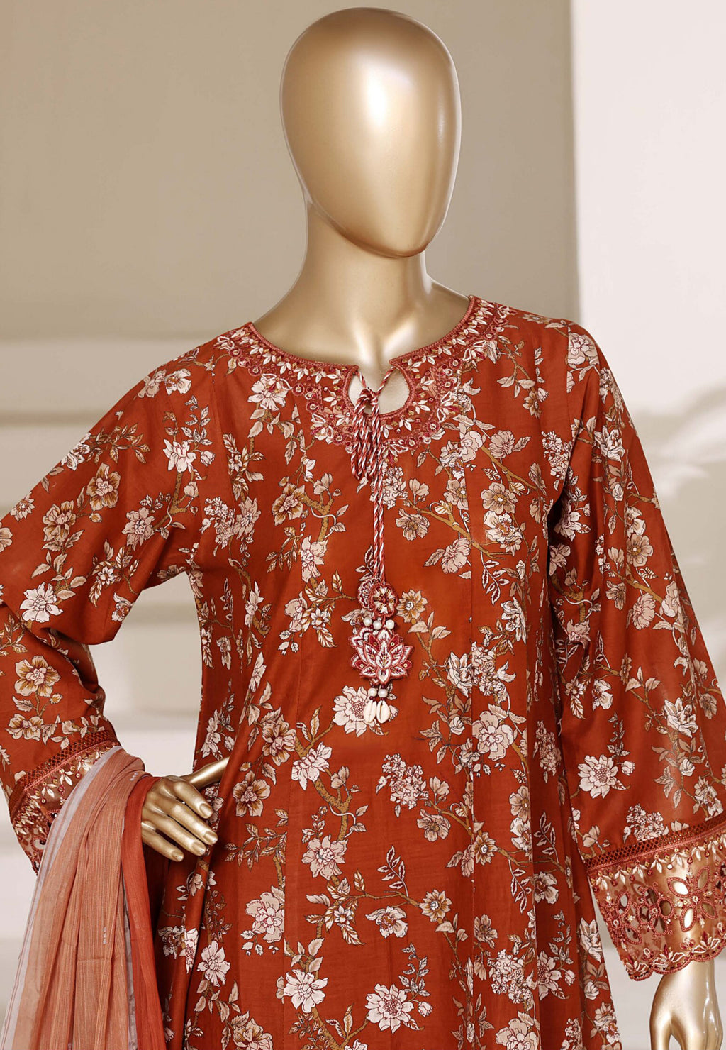 Sadabahar Peplum Stitched Luxury Vol-03 Collection – 2026 (D-02)