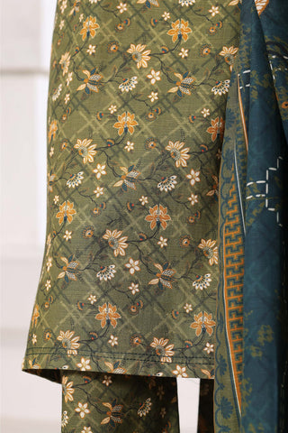 Sadabahar Stitched Printed Khaddar Vol-03 Collection - 2025 (MEHENDI)