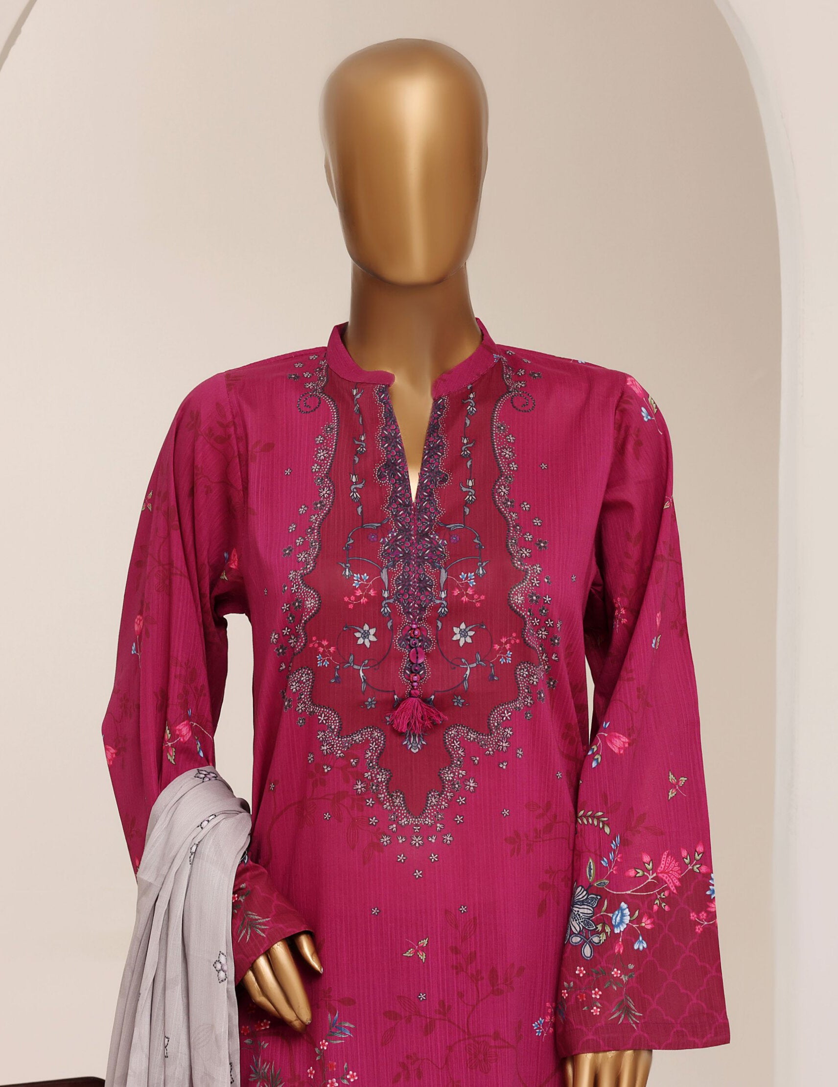 Sadabahar Stitched Printed Lawn Vol-13 Collection – 2026 (D-02)