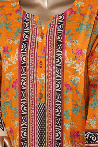 Sadabahar Stitched 2PC Printed Bana Dora Collection - 2025 Orange
