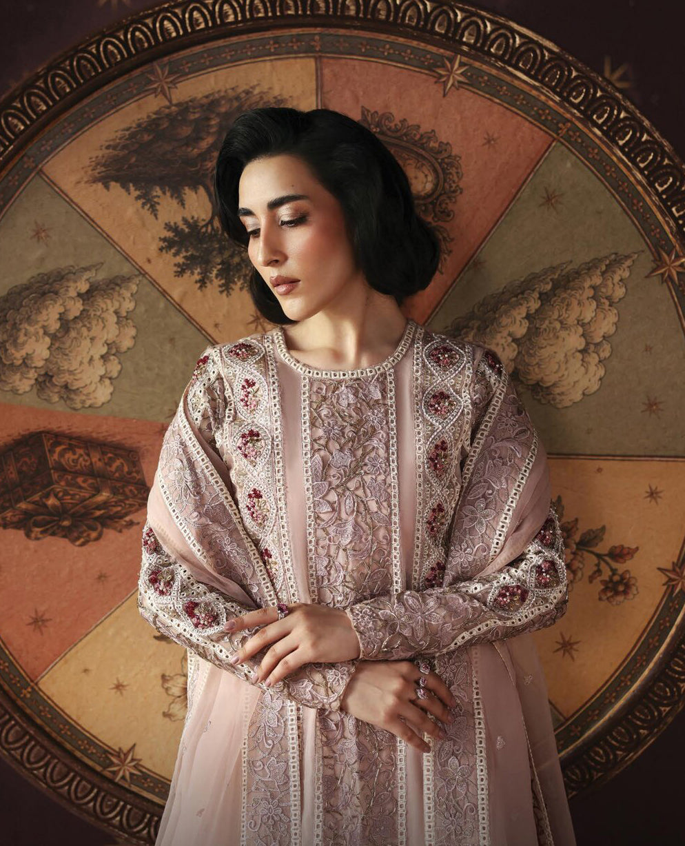 La Fuchsia by Afrozeh | Unstitched  Embroidered Festive Formal Collection - 2026 (HERMIT)