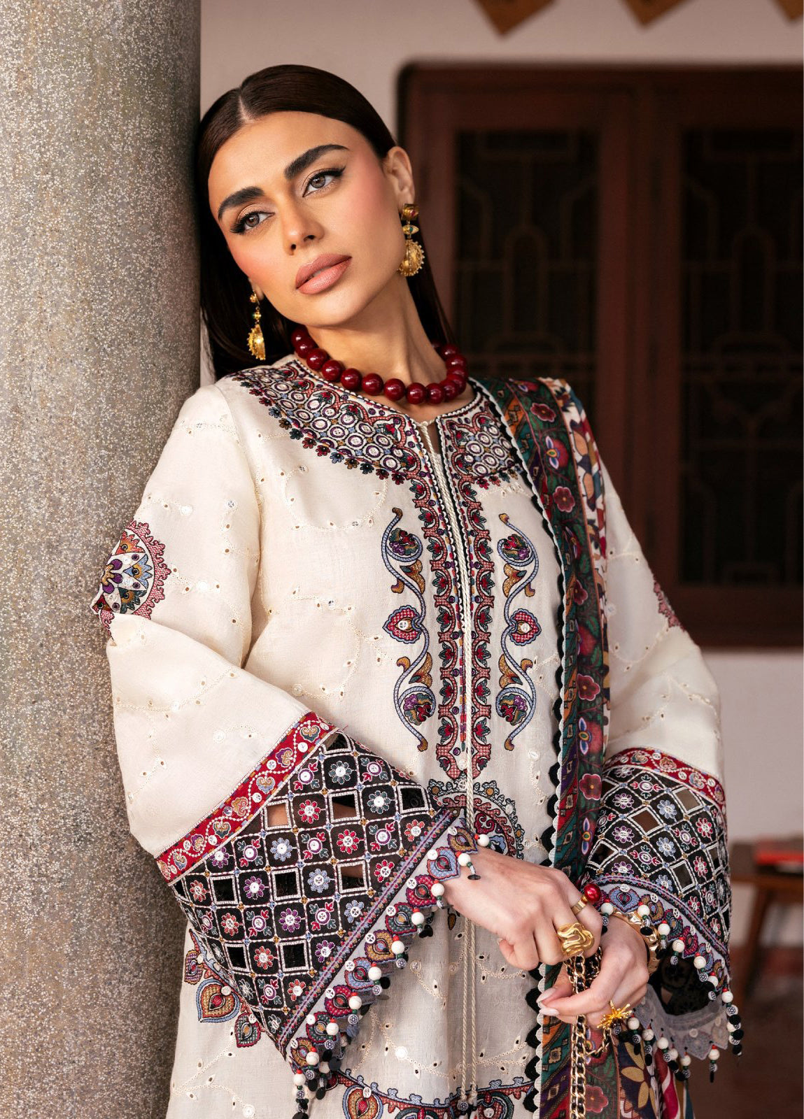 Shahkaar by Jazmin | Unstitched Luxury Eid Lawn S'S - 2026 (D-02)