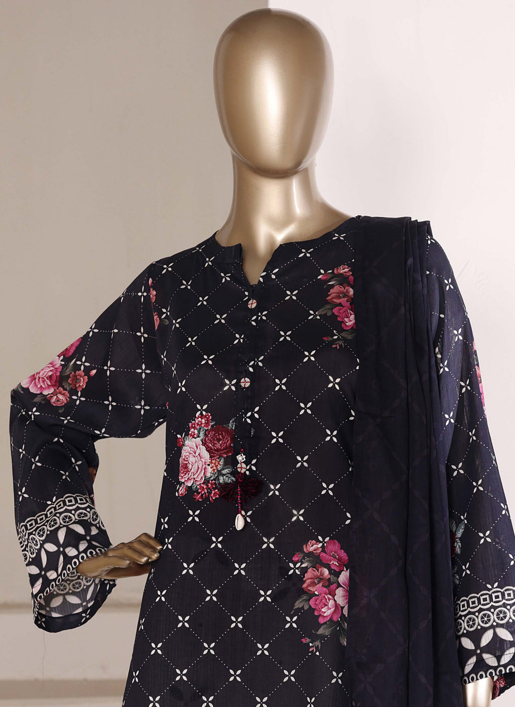 Sadabahar Stitched Printed Lawn Vol-07 Collection - 2026 (D-02)