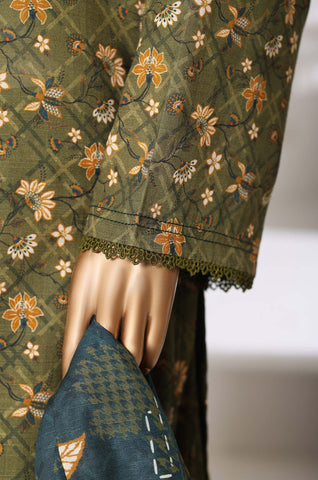 Sadabahar Stitched Printed Khaddar Vol-03 Collection - 2025 (MEHENDI)