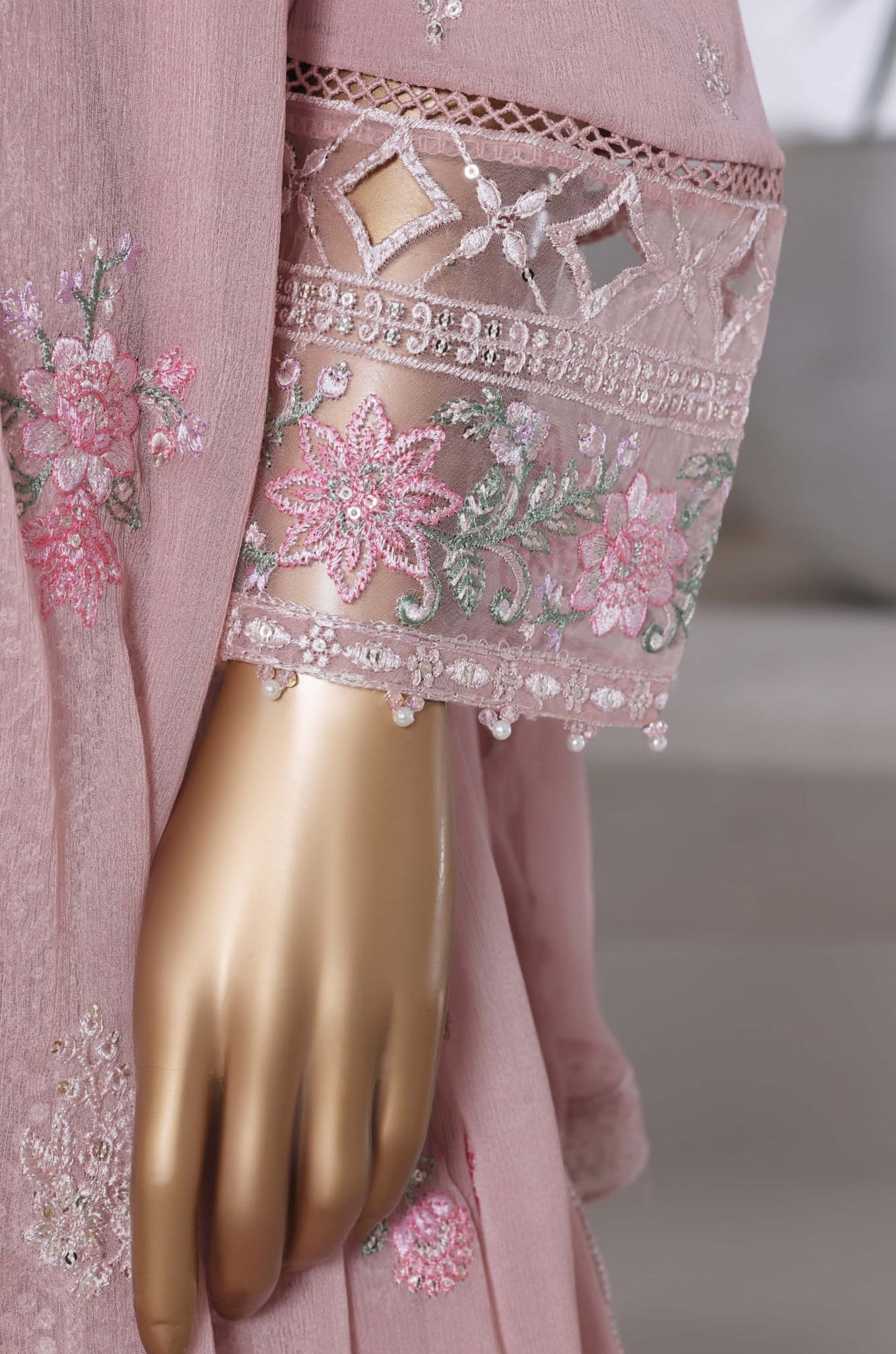 Afsanay by Sadabahar | Stitched Luxury Chiffon Vol-14 Collection - 2025 (PINK)