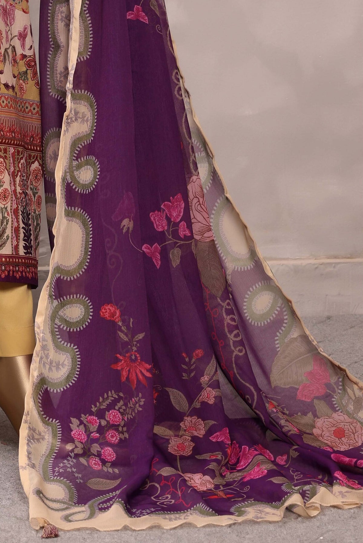 Kaftaan by Sadabahar | Stitched Chamti Printed Cotton Lawn Collection'26 (D-02)