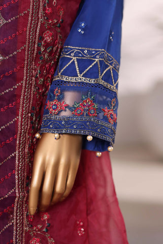 Sadabahar Mahpara Stitched Festive Formal Collection - 2025 Vol-18 (Azure)