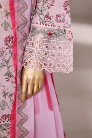 Malika by Sadabahar | Stitched Embroidered Viscose Collection - 2025 (PINK)