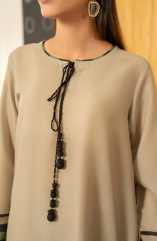 Casual Lite Gul e Jana Stitched Premium Printed Silk Viscose Drop-II (OLIVE DUSK)