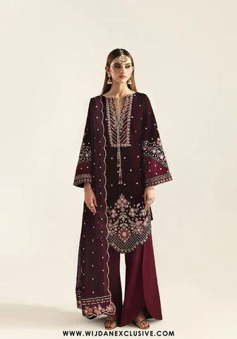 Zarposh by Emaan Adeel | Unstitched Velvet Collection - 2025 (KANWAL)