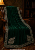 Mehfil-e-Noor Velvet Embroidered Women's Shawl Collection - 2026 (D-02)