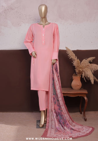 Daily Drop by HZ Textile RTW Solids Twinset 3PC Collection - 2025 (SALMON)