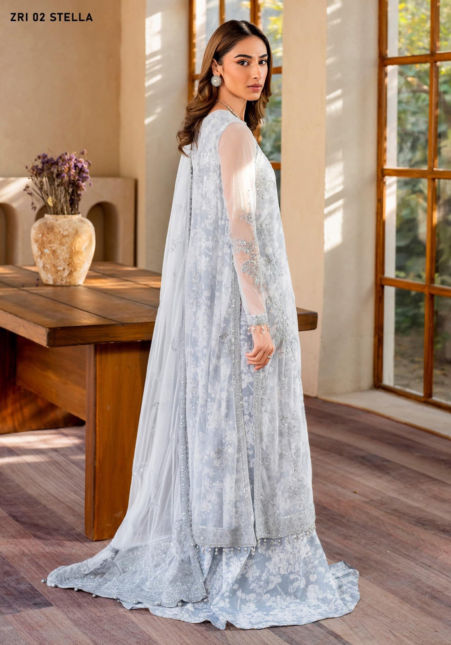 Iris Printed Embroidered Edit'24 by Zarif ZRI-02