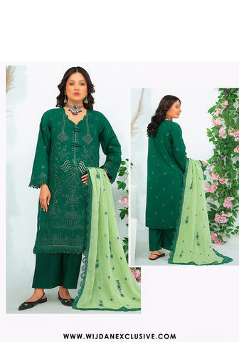 Andleeb Unstitched Bana Dora Lawn - 2025 by Wijdan D-02