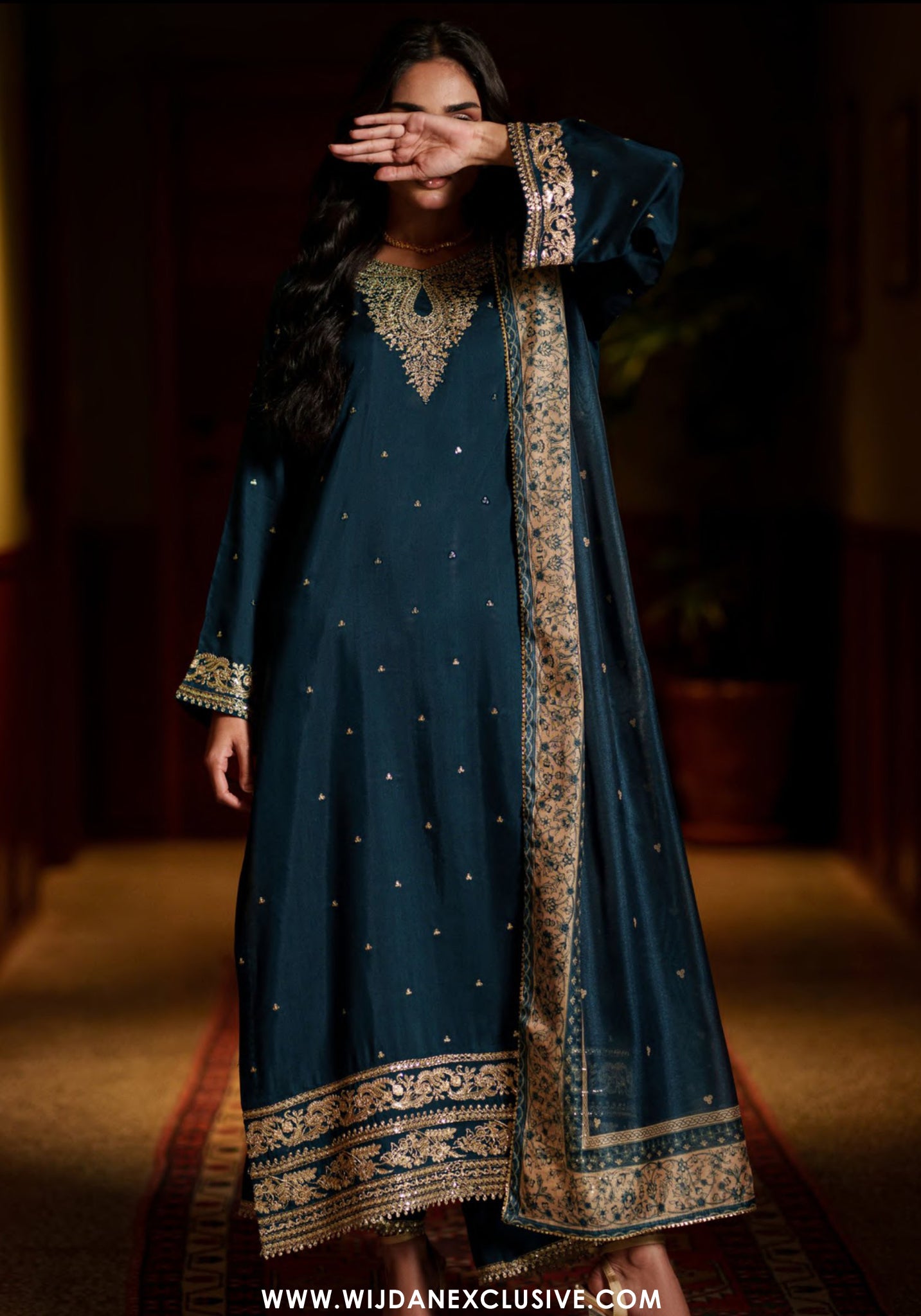 Elara by Casual Lite | Stitched Embroidered Viscose Silk Collection - 2026 (OPALINE)