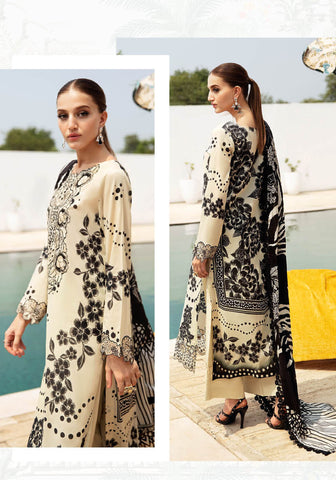 Rangrez Luxury Lawn Collection'25 Vol-06 by Ramsha N-602