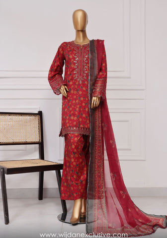 Malika Embroidered Festive Farshi Shalwar Coll'25 Vol-03 by Sadabahar D-02