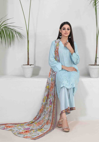 Banah Embroidered printed Lawn Collection'24 by Tawakkal D-02