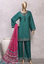 Eclair by Sadabahar | Stitched 3pc Embroidered Lawn Vol-03 Collection - 2026 (D-02)