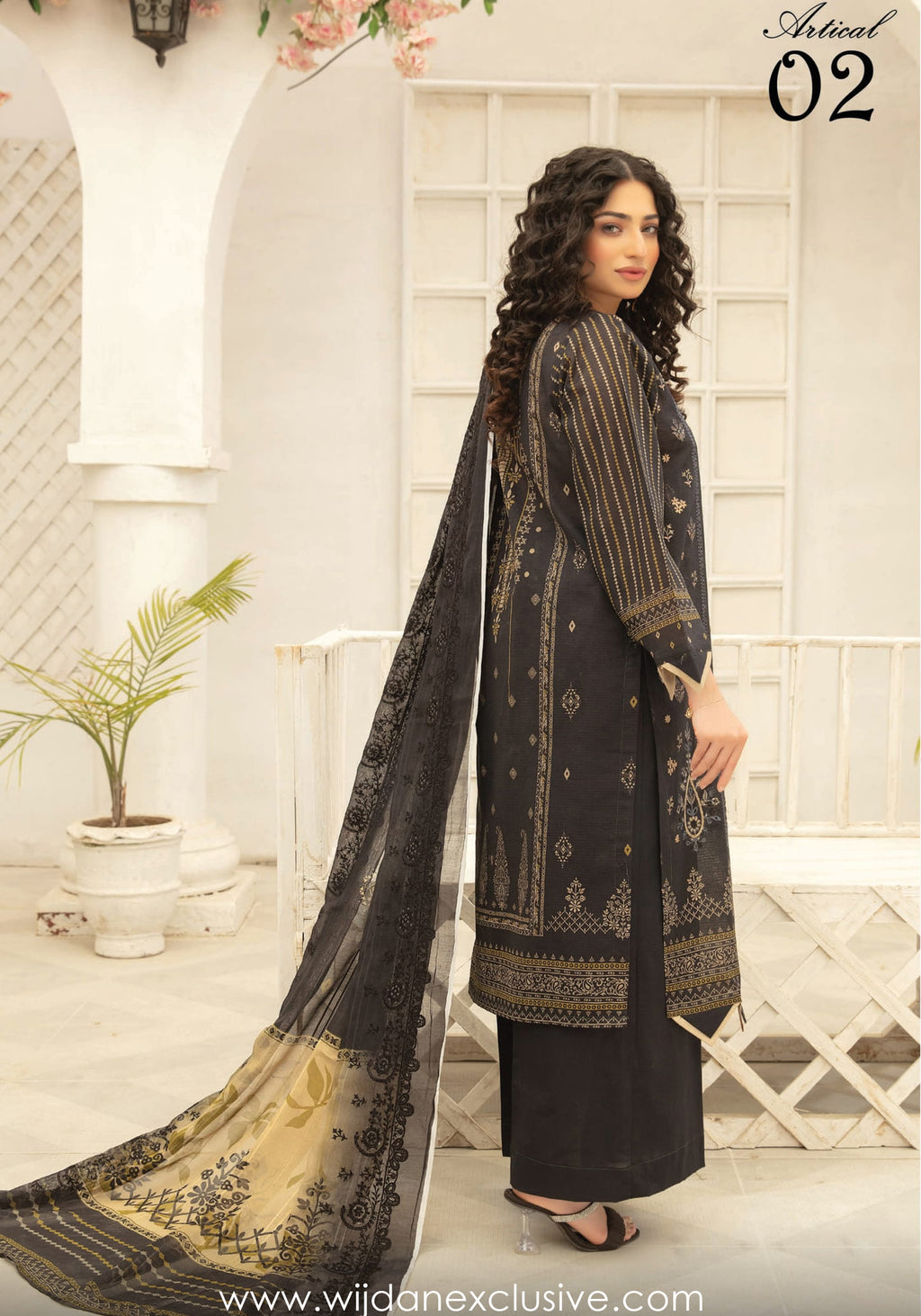 Abisha Digital Printed Bana Doria Embroidered Lawn Collection D-02
