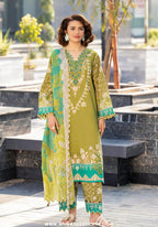 Combination by Charizma | Unstitched Embroidered Lawn Collection Vol - I (CC6-07)