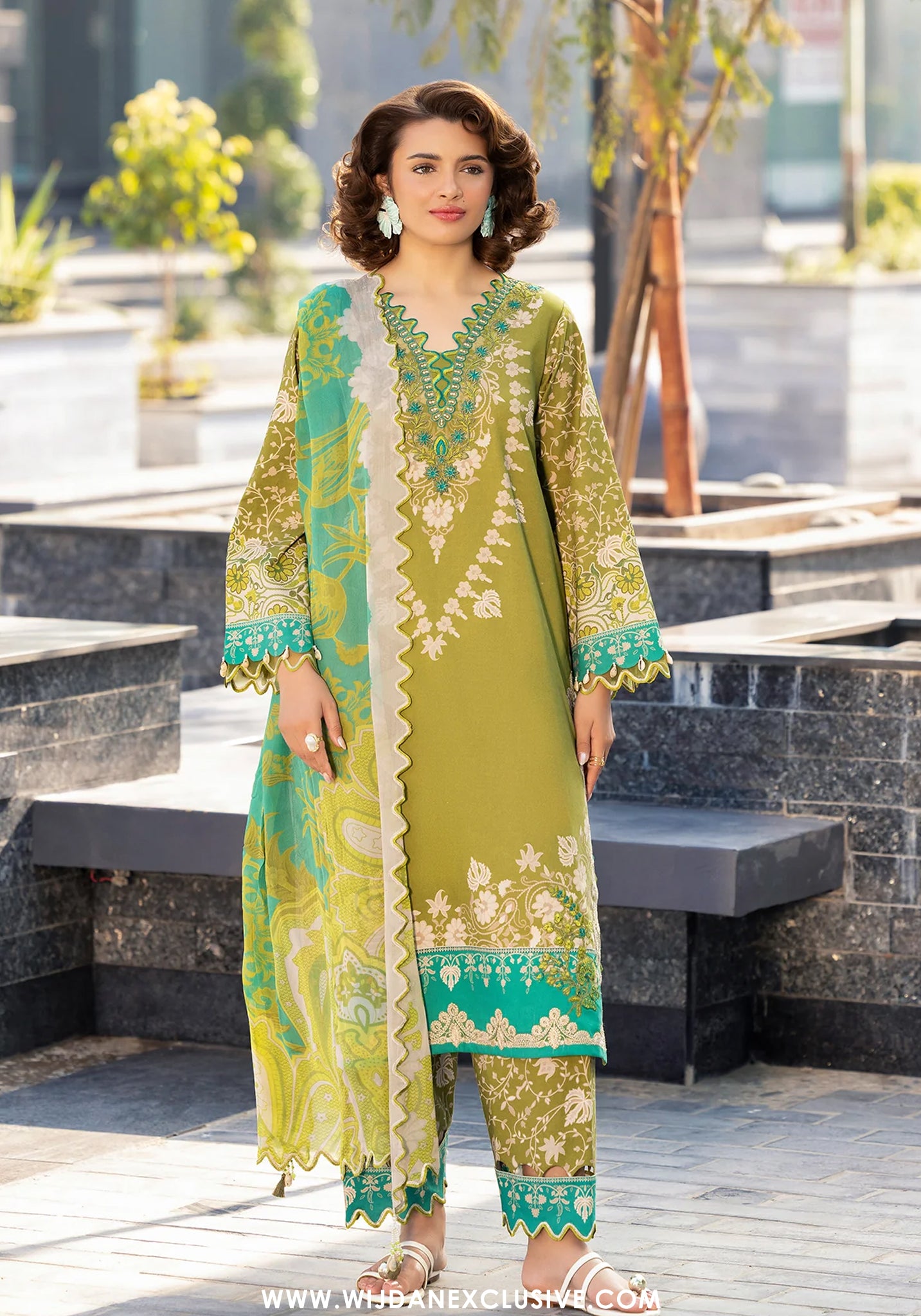 Combination by Charizma | Unstitched Embroidered Lawn Collection Vol - I (CC6-07)