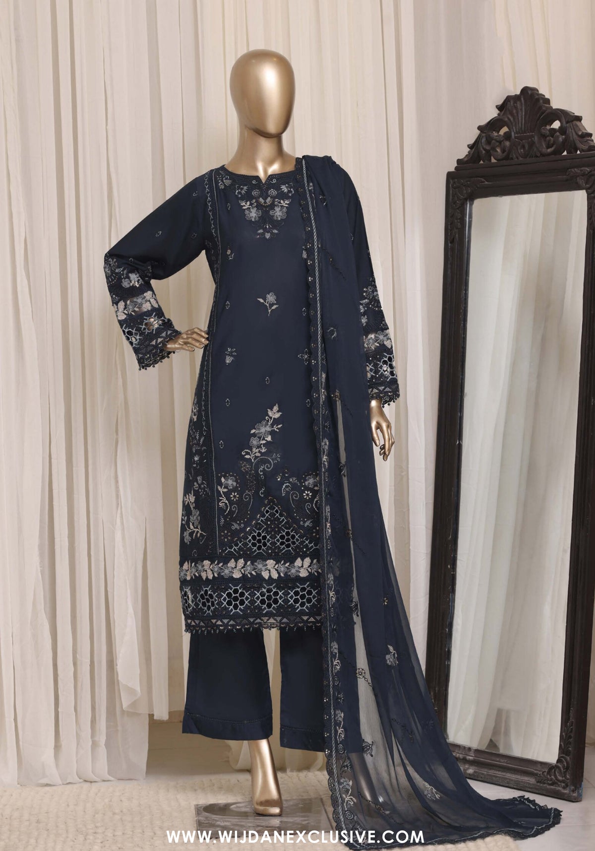 Sadabahar Stitched Luxury Embroidered Festive Vol-08 Collection - 2026 (D-02)