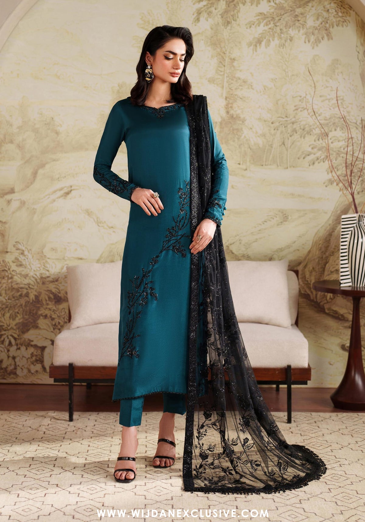 Zarif Saheera Unstitched Hand Embellished Edit - 2025 ZRF-05 Layla