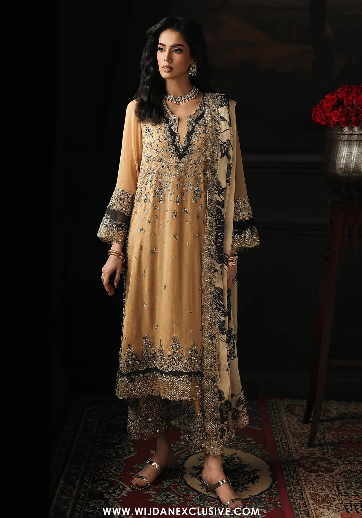 Aura by Charizma | Unstitched Luxury Chiffon Vol-01 Collection - 2026 CA26-06