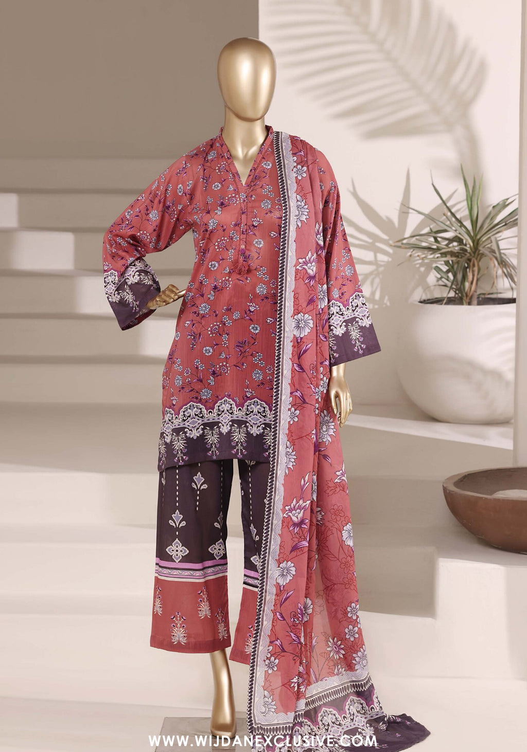 Sadabahar Stitched Printed Lawn Vol-08 Collection – 2026 (D-02)