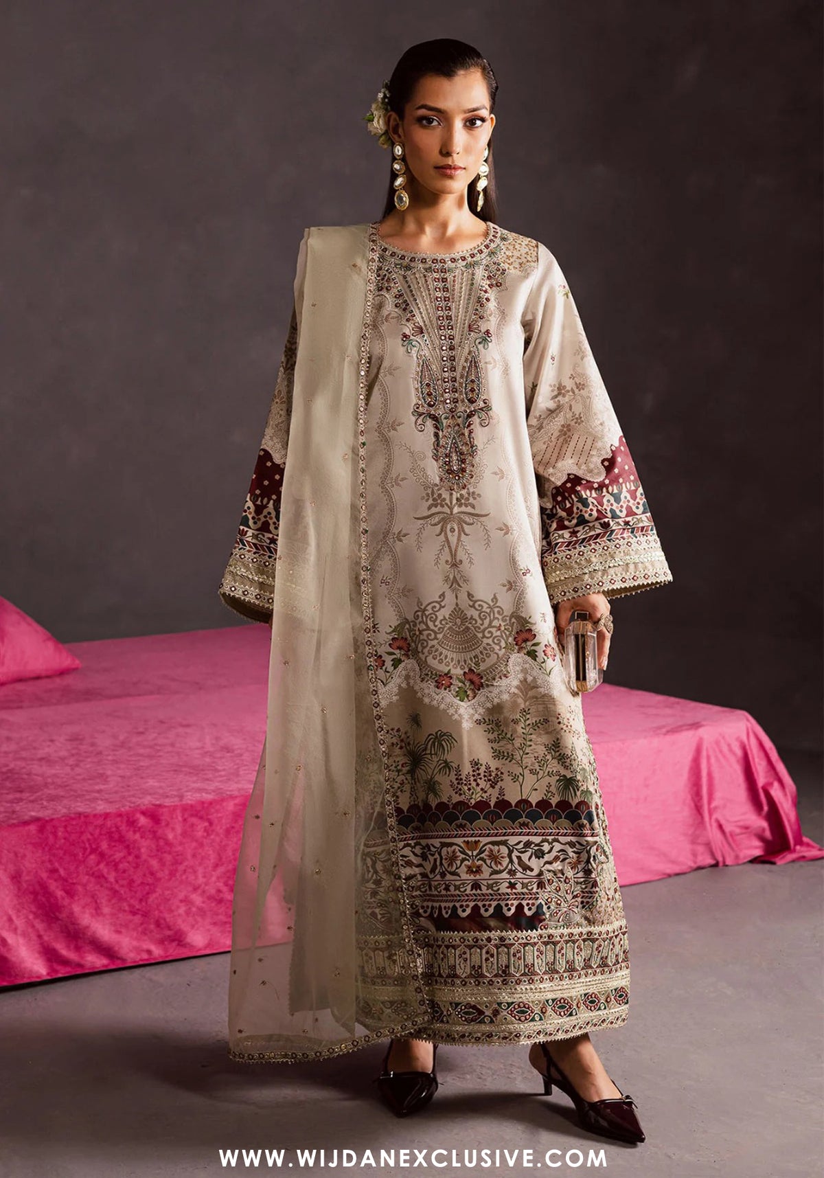 Nureh The Silk Unstitched Collection - 2025 S-27