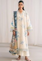 Nysa by Seran | Unstitched Printed & Embroidered Cambric Collection'26 (IVIORE)