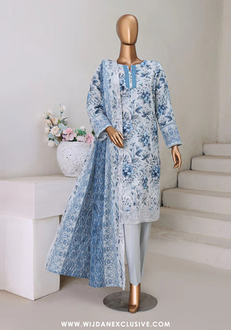 HZ Khaddar Unstitched Embroidered Chikankari Collection - 2025 KEC-104