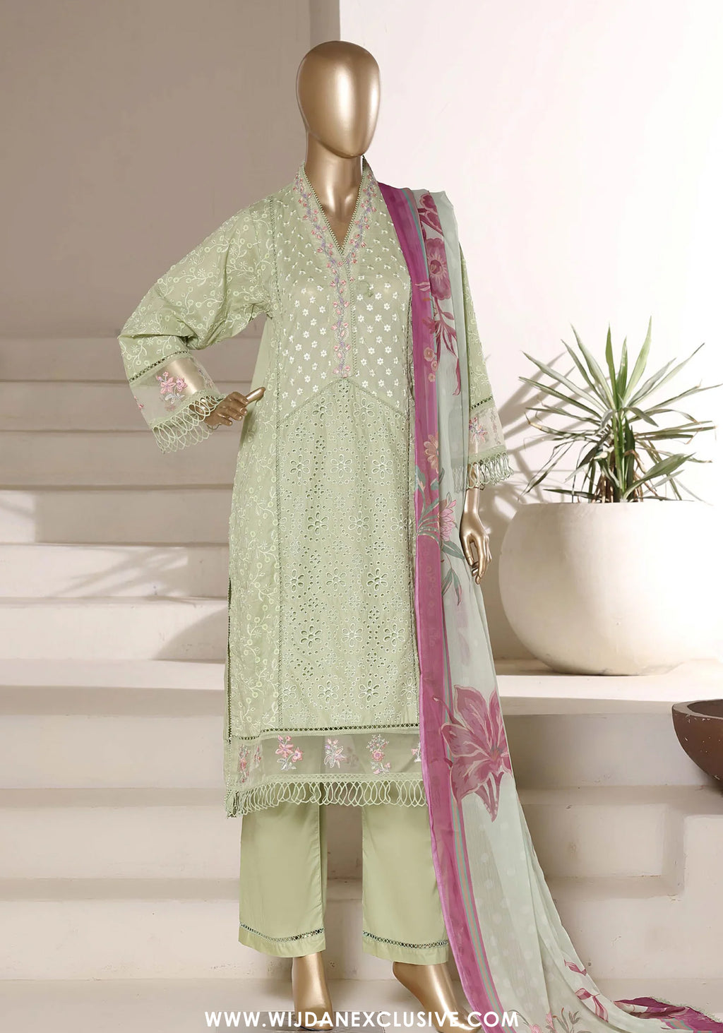 Sadabahar Stitched 3PC Chikankari Edit Luxury Vol-I Collection - 2026 (D-02)
