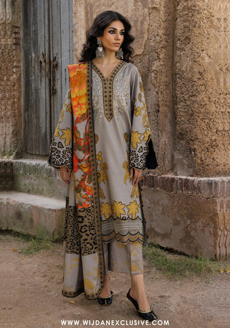 Combination by Charizma | Unstitched Embroidered Linen Vol-II Winter - 2025 CCW6-14