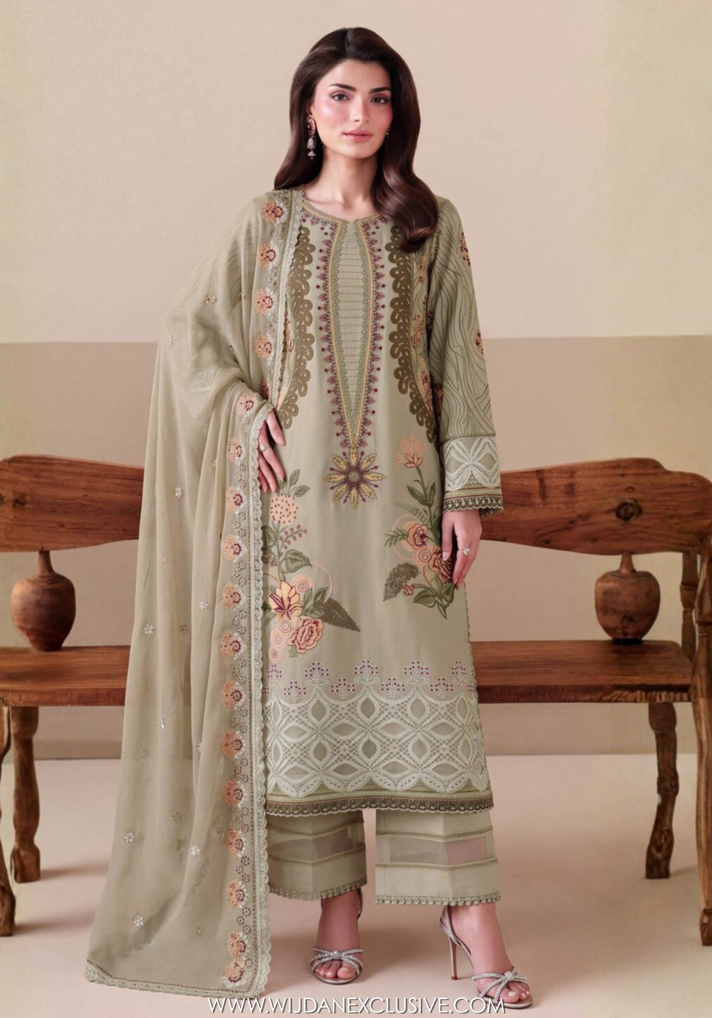 Fasana by Ramsha | Unstitched Luxury Lawn Vol-01 Collection - 2026 (D-02)