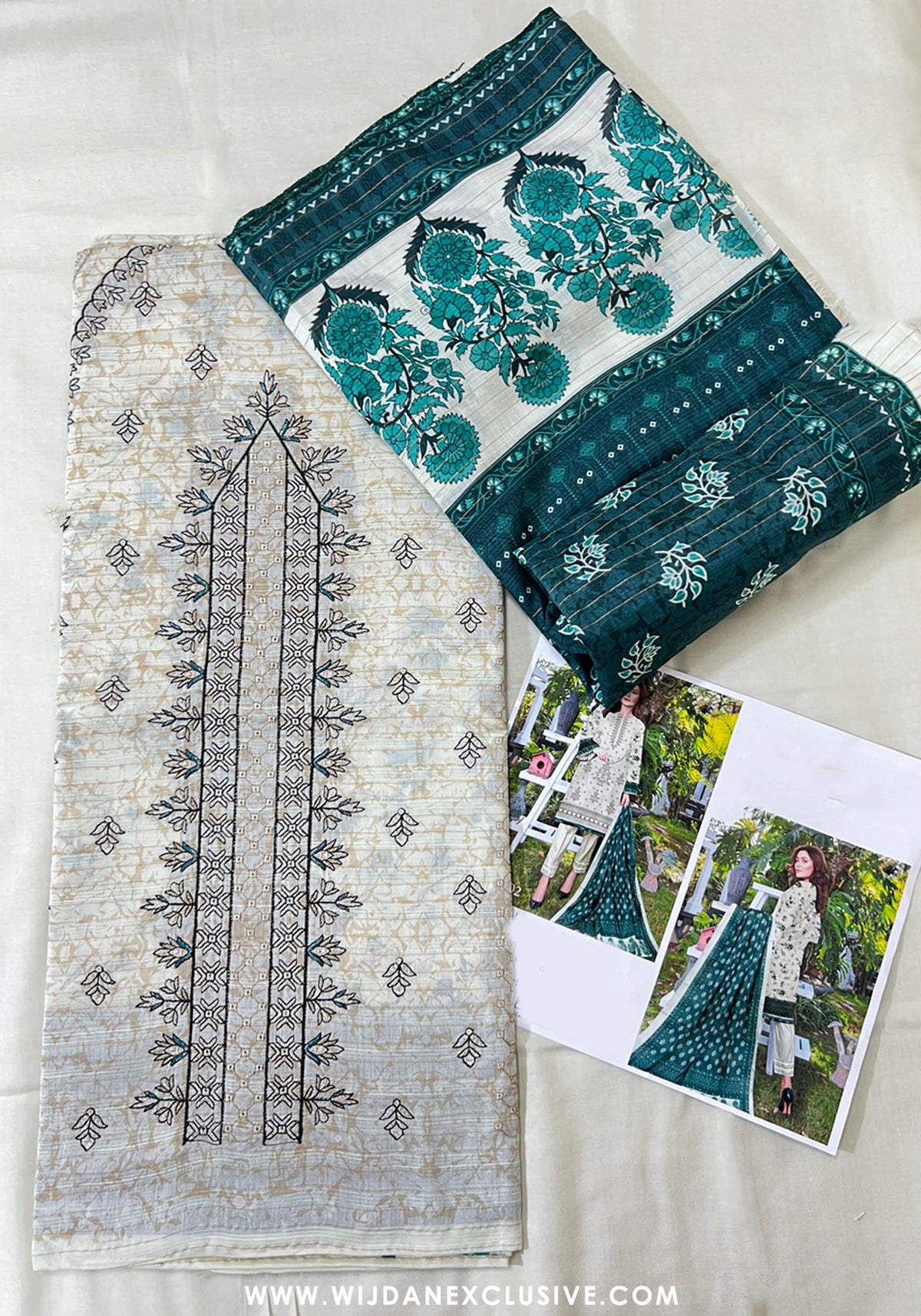 Mehak Unstitched Lawn Collection - 2025 by Wijdan ART-02