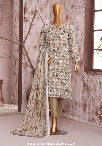 HZ Dhagakari Unstitched Embroidered Lawn Collection - 2025 DEC-602
