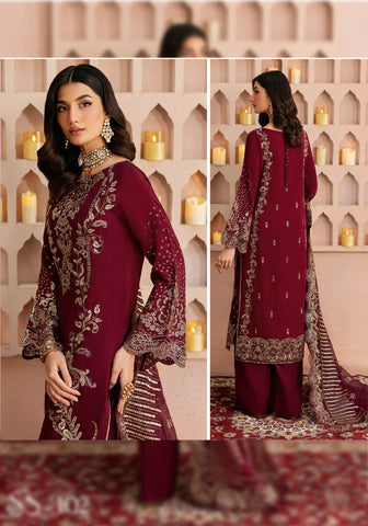 Shehnai Raw Silk Collection'25 Vol-01 by Ramsha SS-102