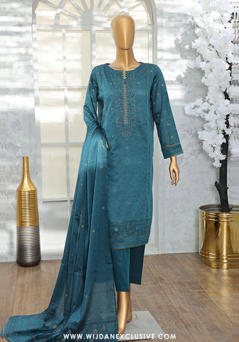 HZ Valencia Unstitched Embroidered Jacquard Vol-II Winter Collection - 2025 VJE-18