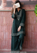 Gul Tanka by Amna Khadija | Stitched 2pc Embroidered Cotton Collection - 2026 (D-02)