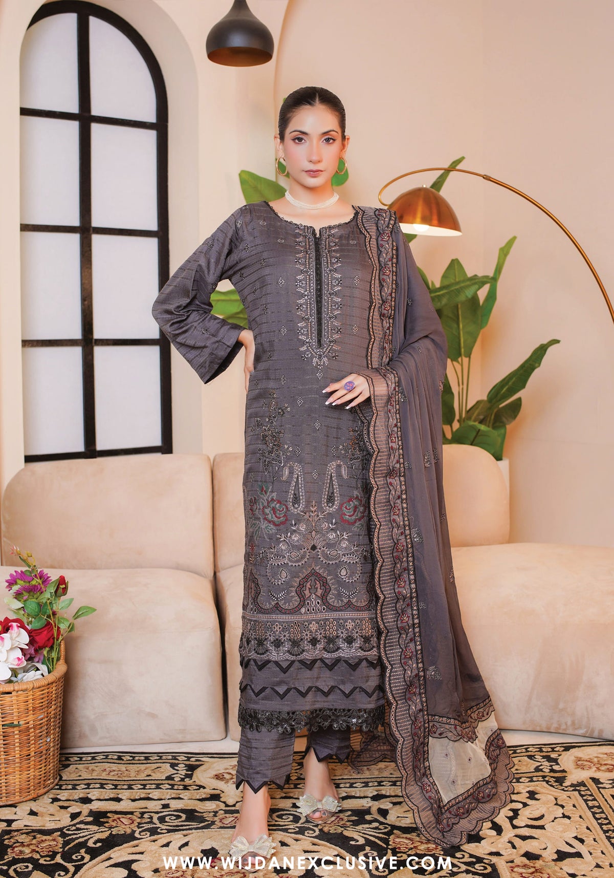 Paraachi Unstitched Embroidered Viscose Series-1 Collection - 2025 D-05