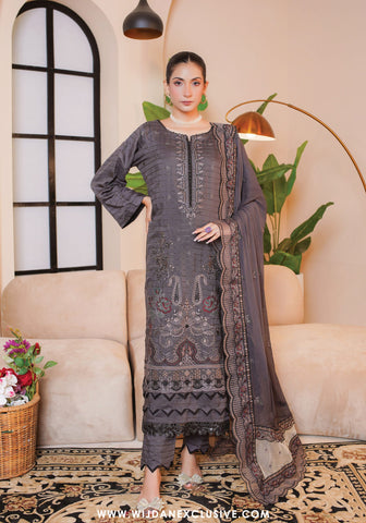 Paraachi Unstitched Embroidered Viscose Series-1 Collection - 2025 D-05